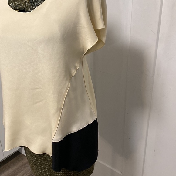 DEREK LAM SETA SILK BLOUSE 6 - Picture 5 of 16